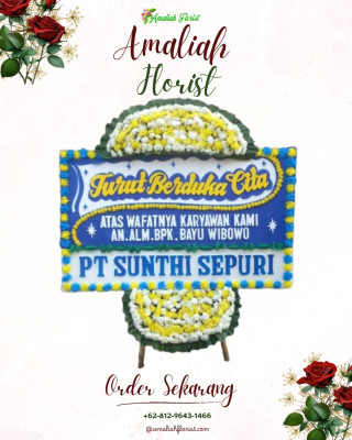 Papan Bunga Duka di Labulia