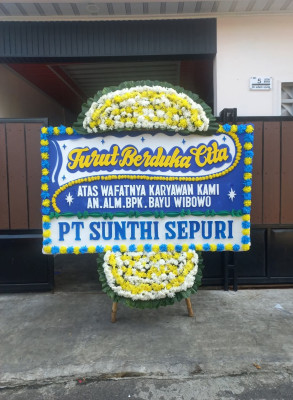 Papan Bunga Duka di Labulia