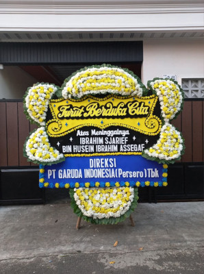 Papan Bunga Duka di Labulia
